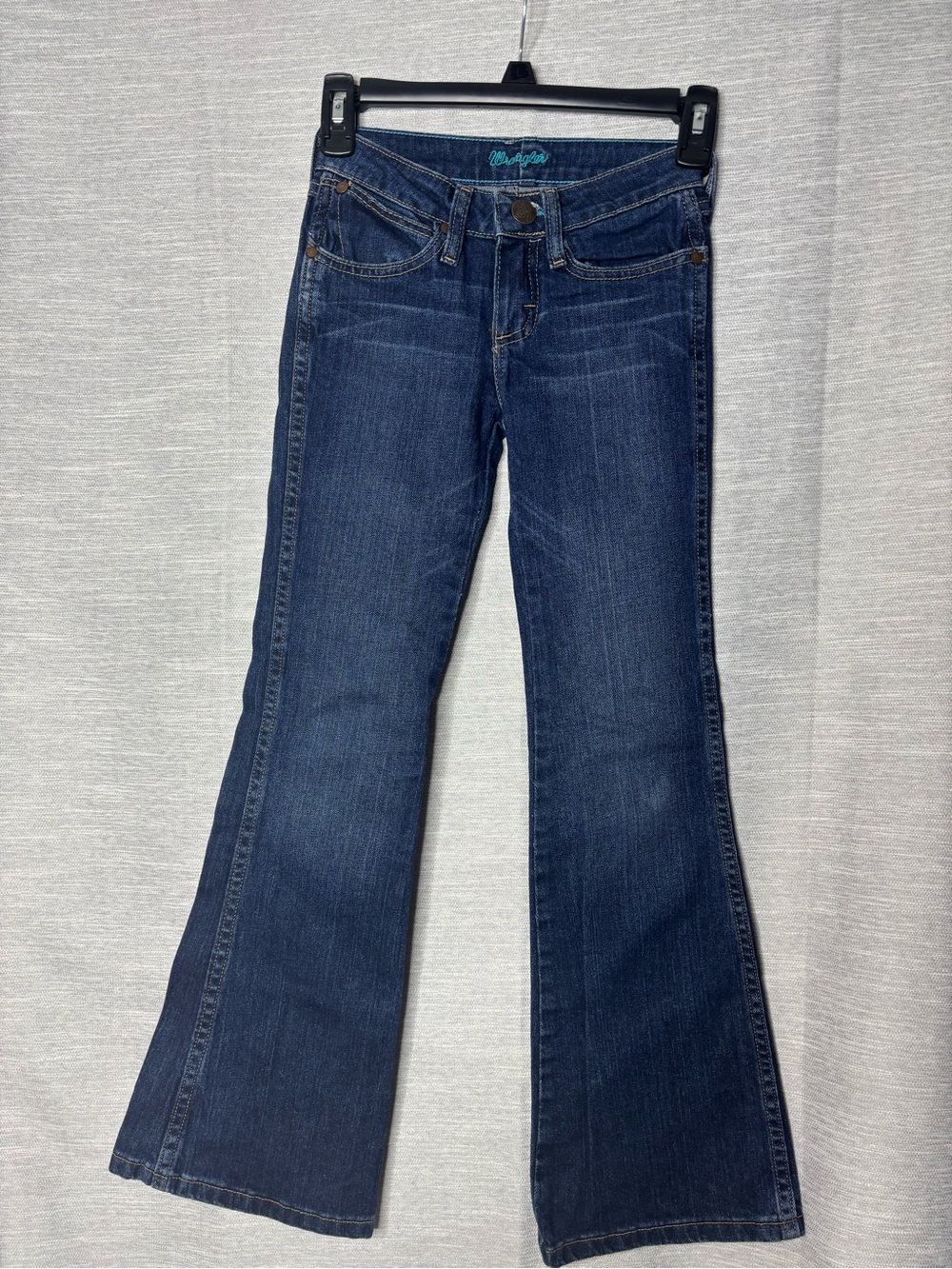 Wrangler Dark Blue Flared Kids Jeans